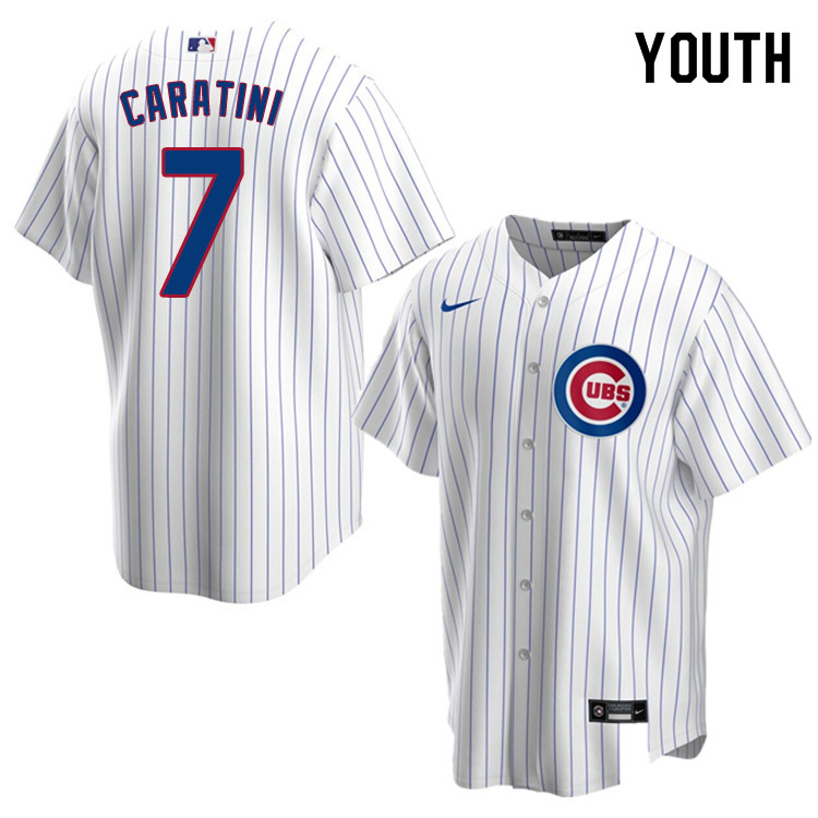 Nike Youth #7 Victor Caratini Chicago Cubs Baseball Jerseys Sale-White